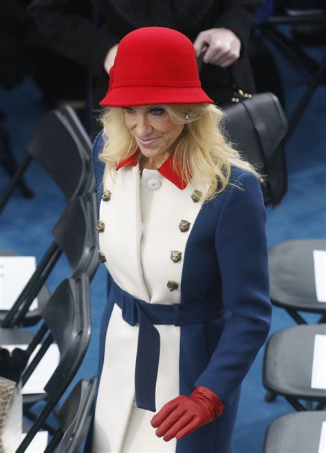 red white and blue gucci kellyanne conway|kellyanne conway red coat.